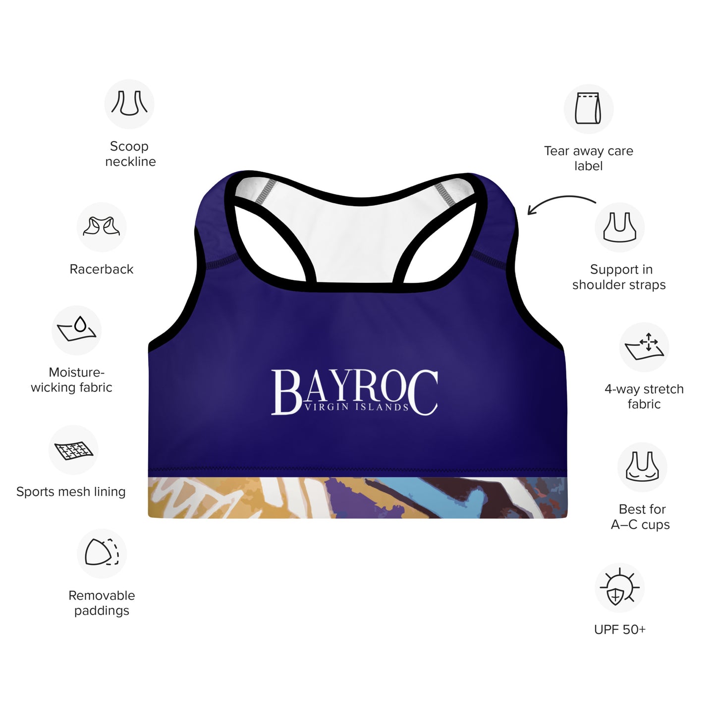 SandSea Padded Sports Bra