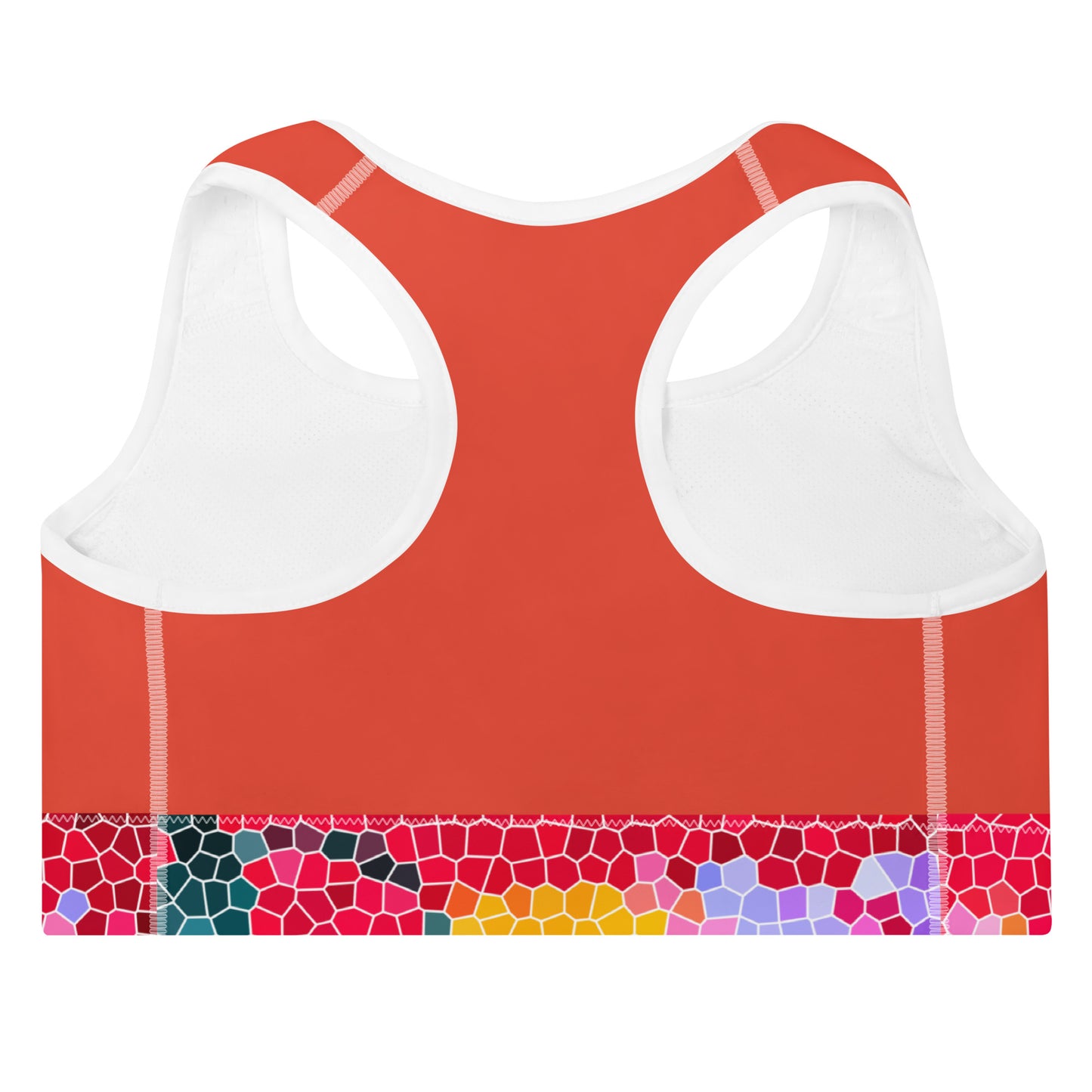 Gaudi Red Padded Sports Bra