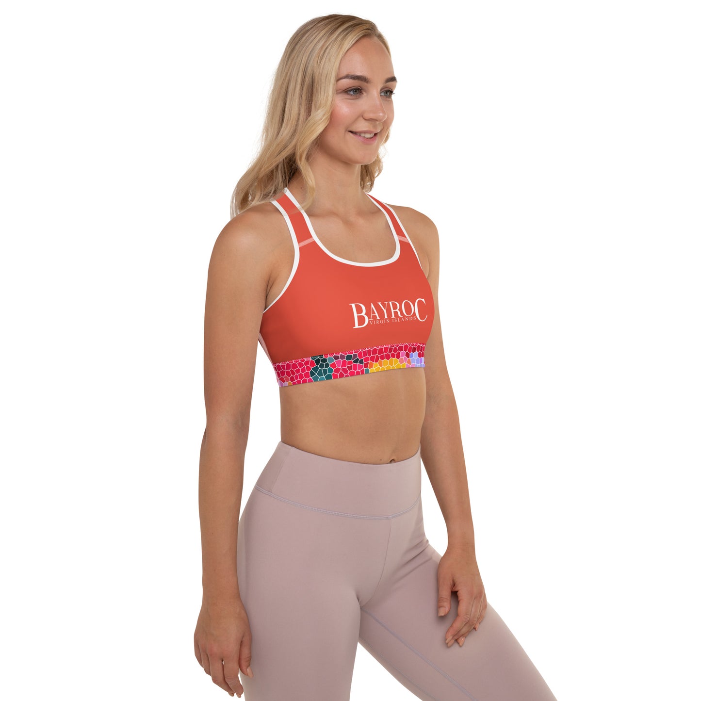 Gaudi Red Padded Sports Bra