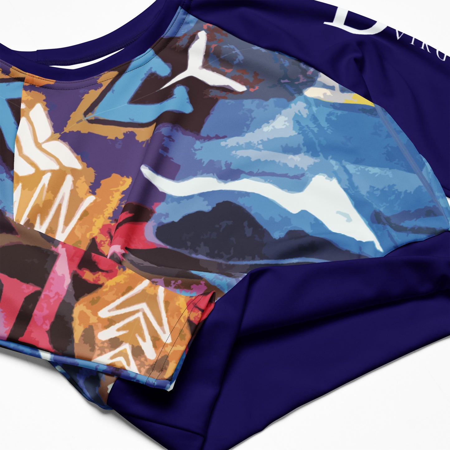 SandSea long-sleeve crop top