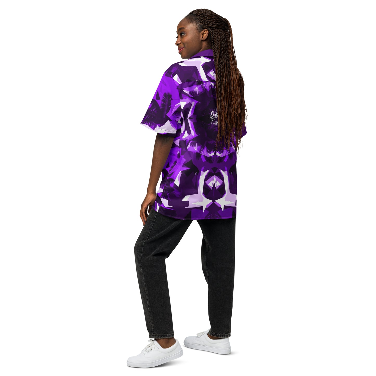 Purple button up