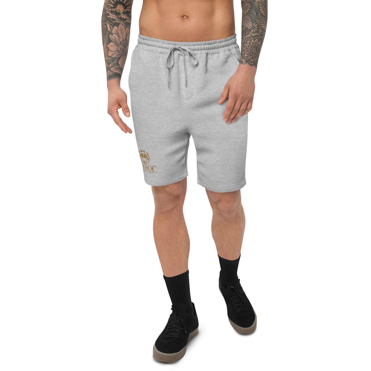 Embroidery fleece shorts