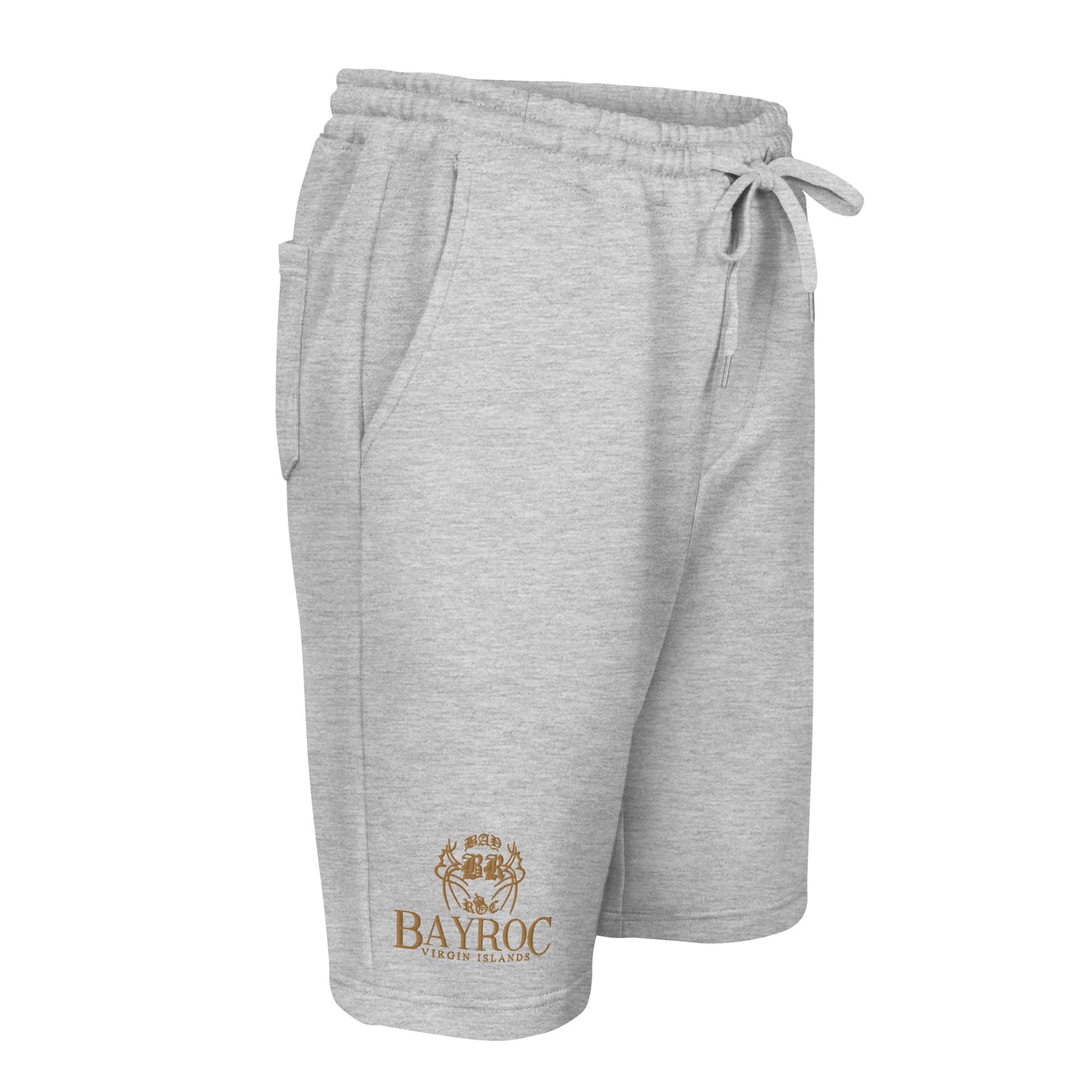 Embroidery fleece shorts