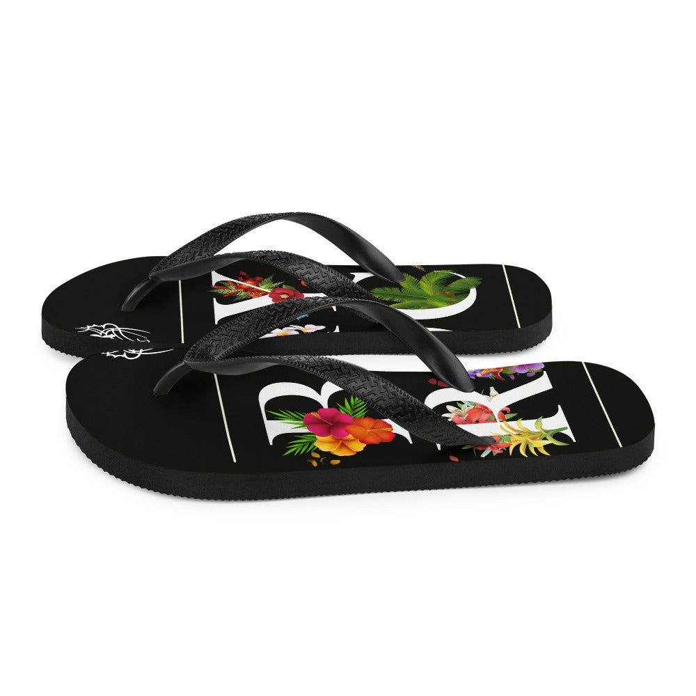 Floral Flip-Flops