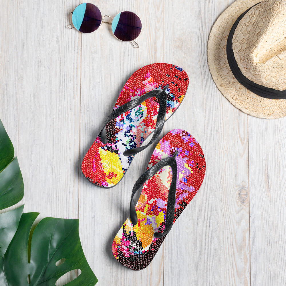 Gaudi Red Flip-Flops