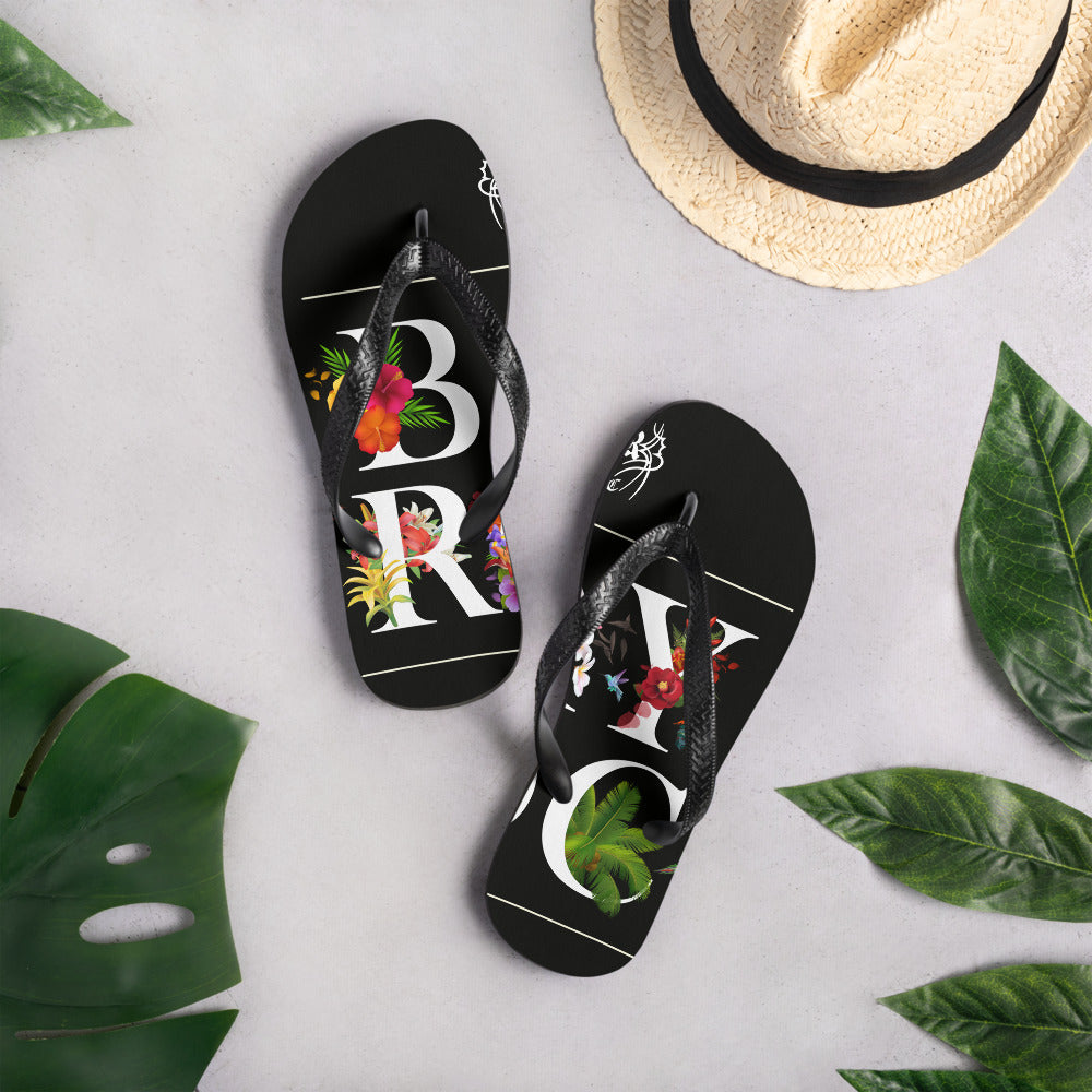 Floral Flip-Flops