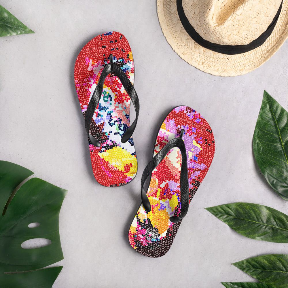 Gaudi Red Flip-Flops