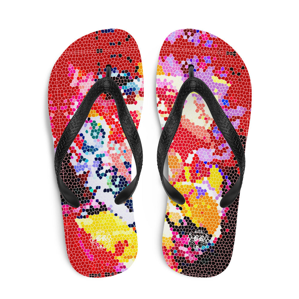Gaudi Red Flip-Flops