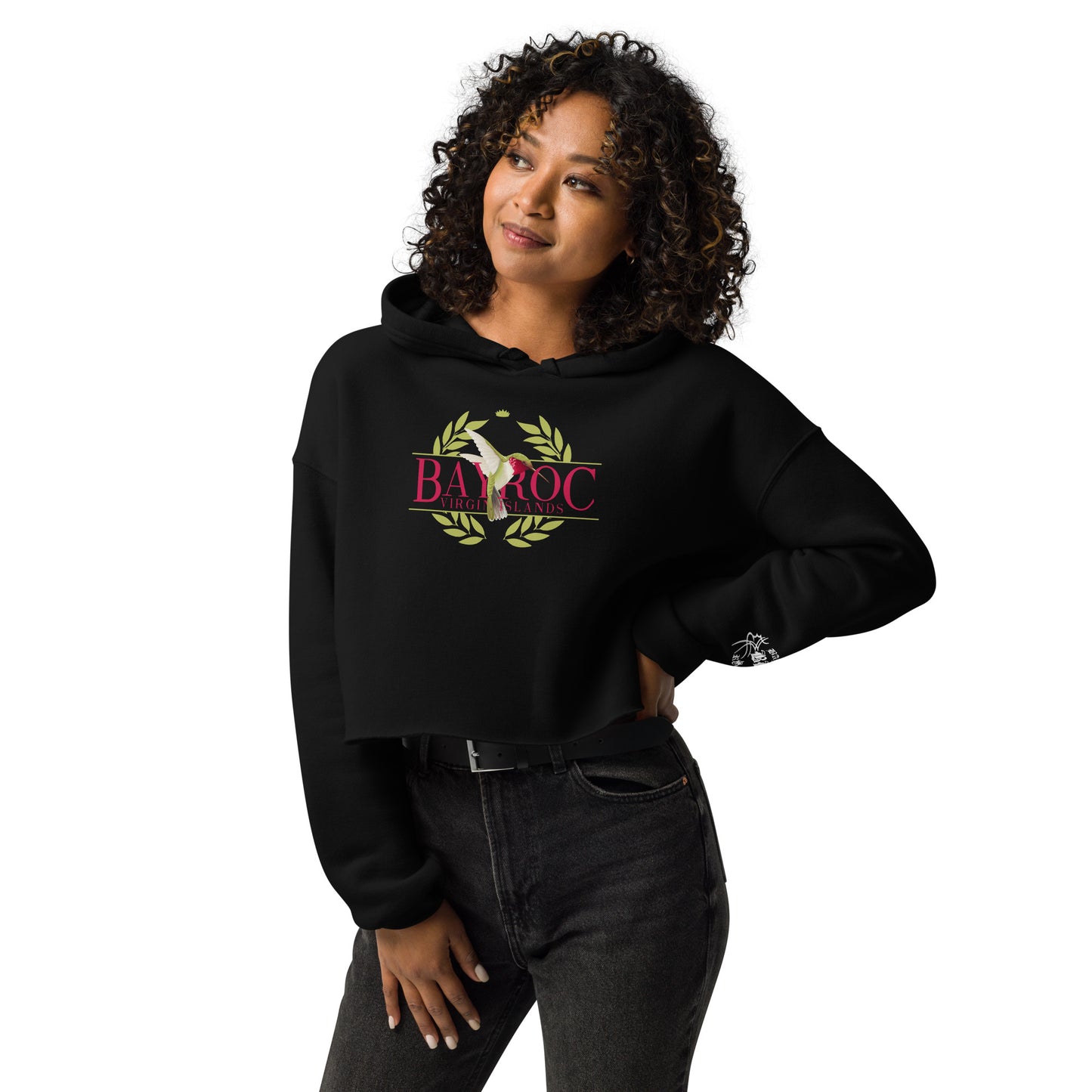 Hummingird Crop Hoodie