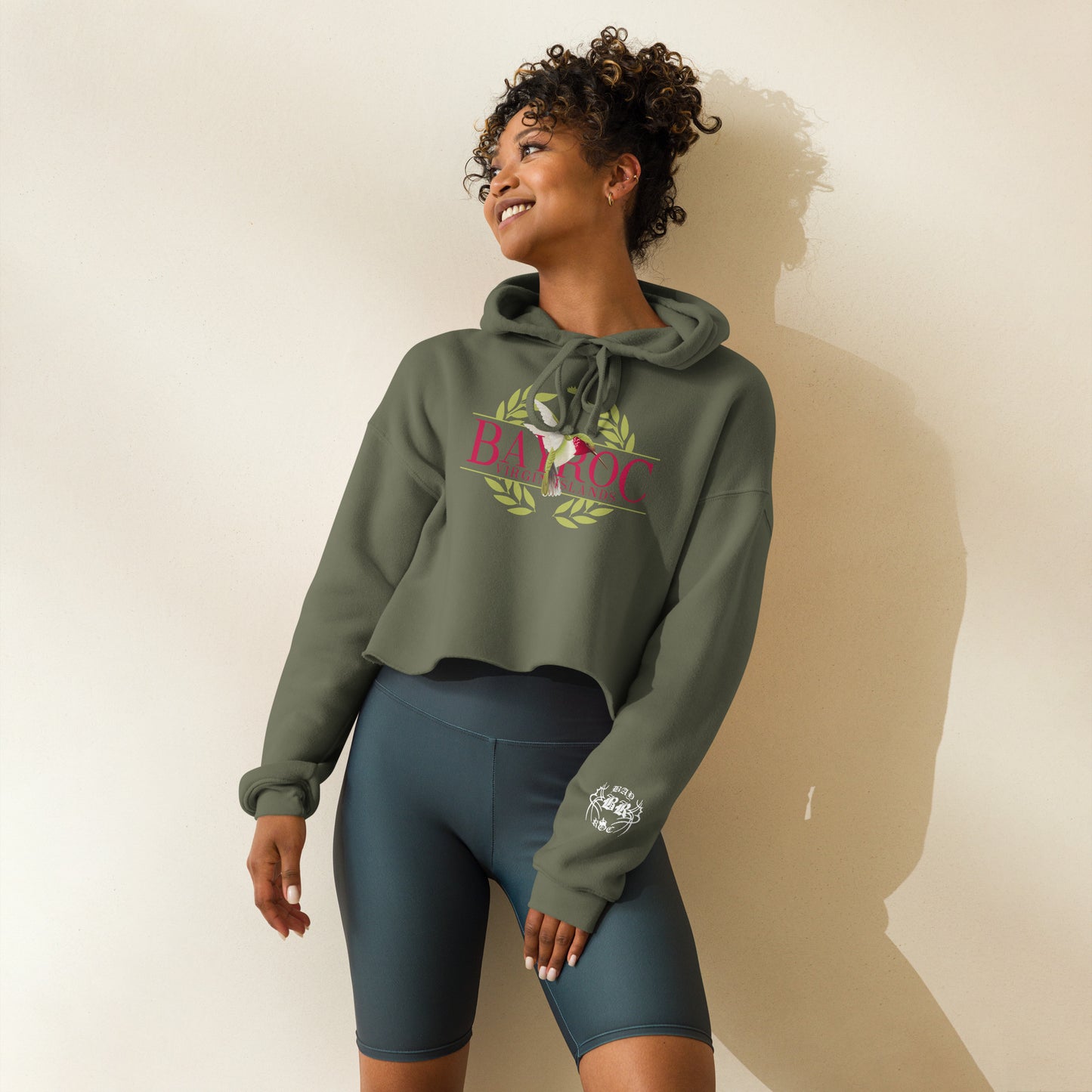 Hummingird Crop Hoodie