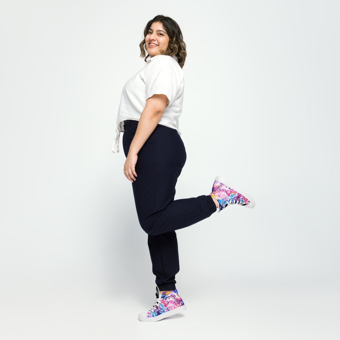 Women’s Gaudi Blue high tops