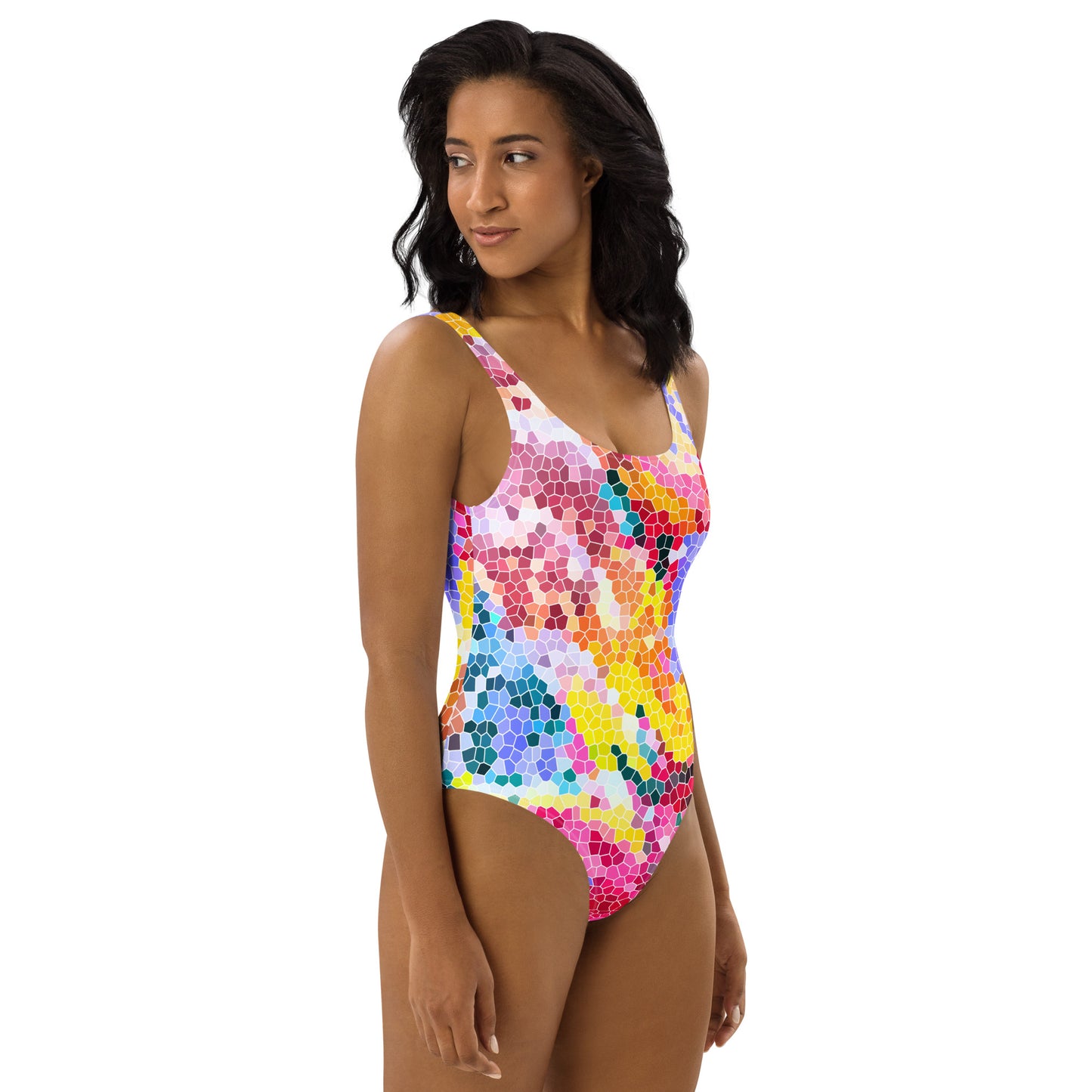 Gaudi Red One-Piece Swimsuit