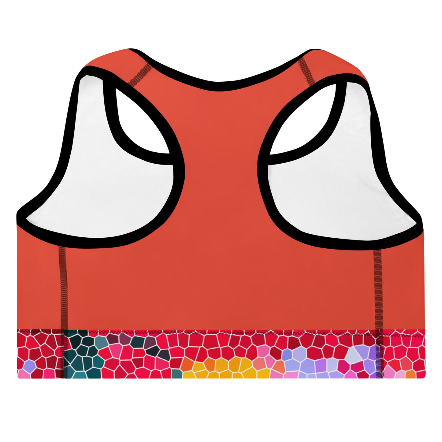 Gaudi Red Padded Sports Bra