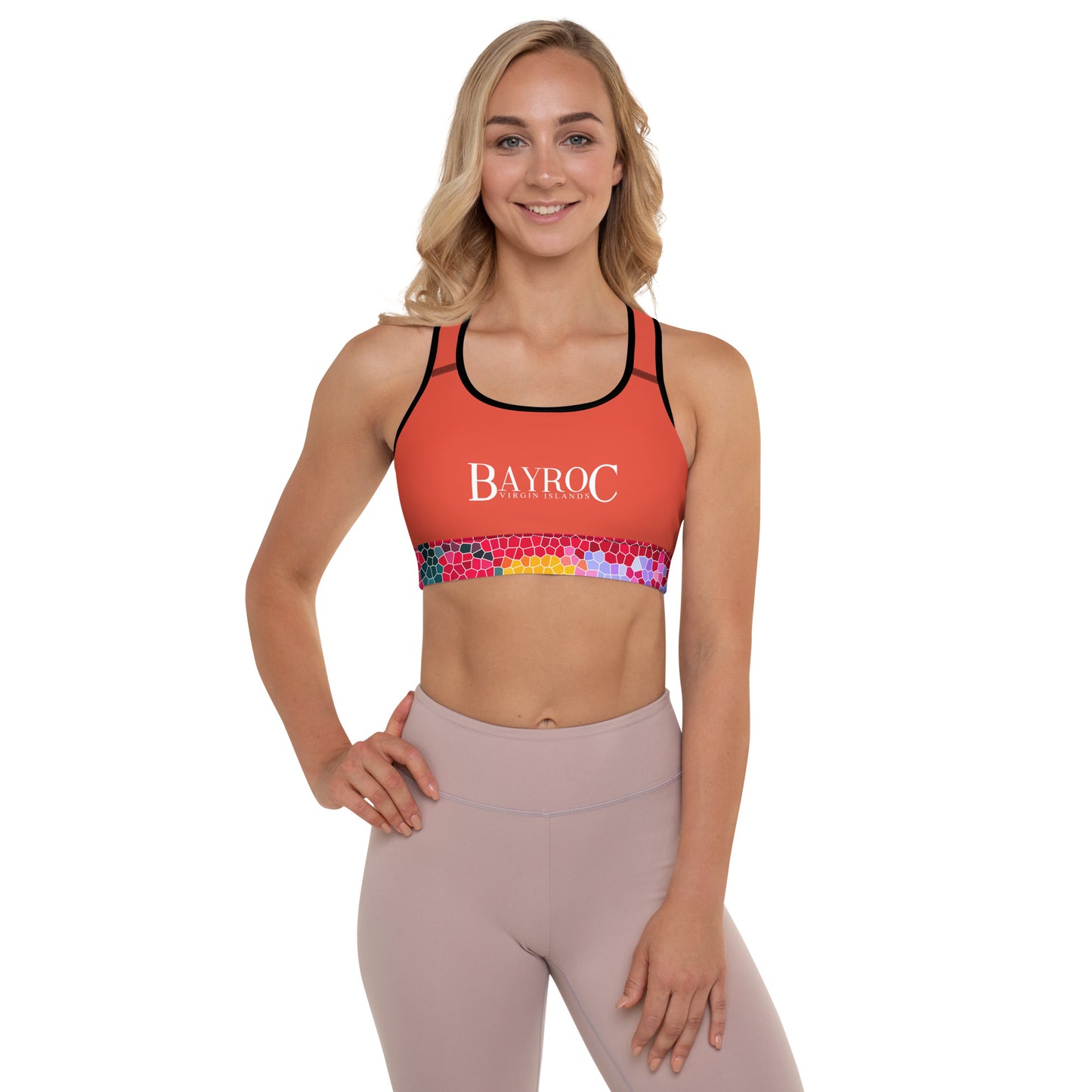 Gaudi Red Padded Sports Bra