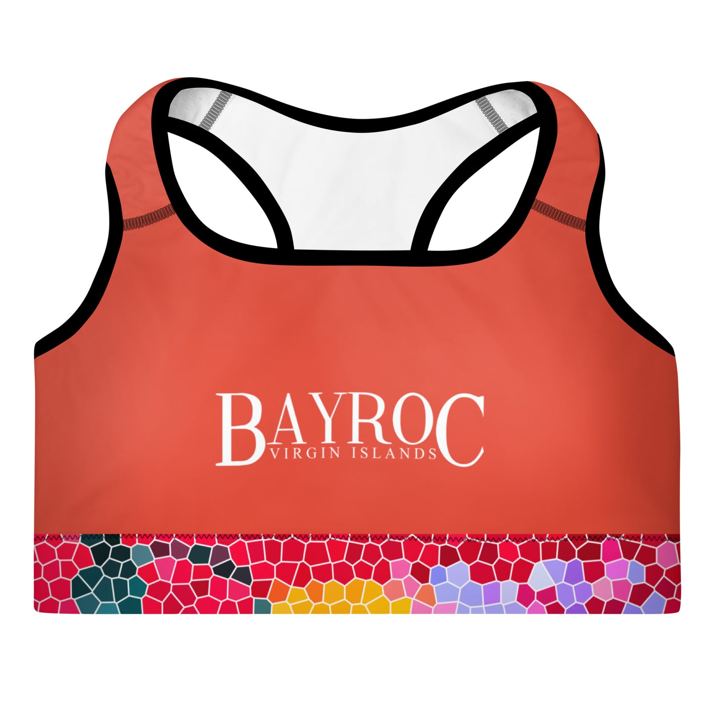 Gaudi Red Padded Sports Bra