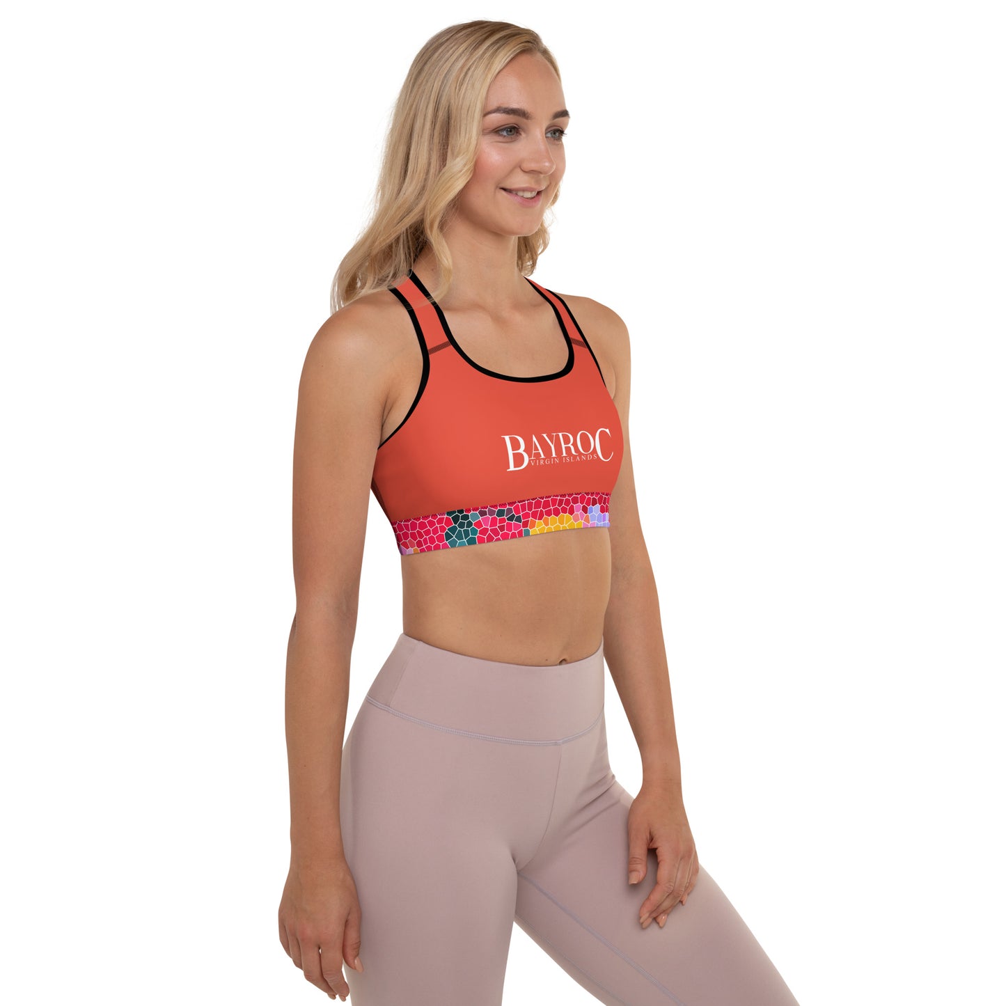 Gaudi Red Padded Sports Bra