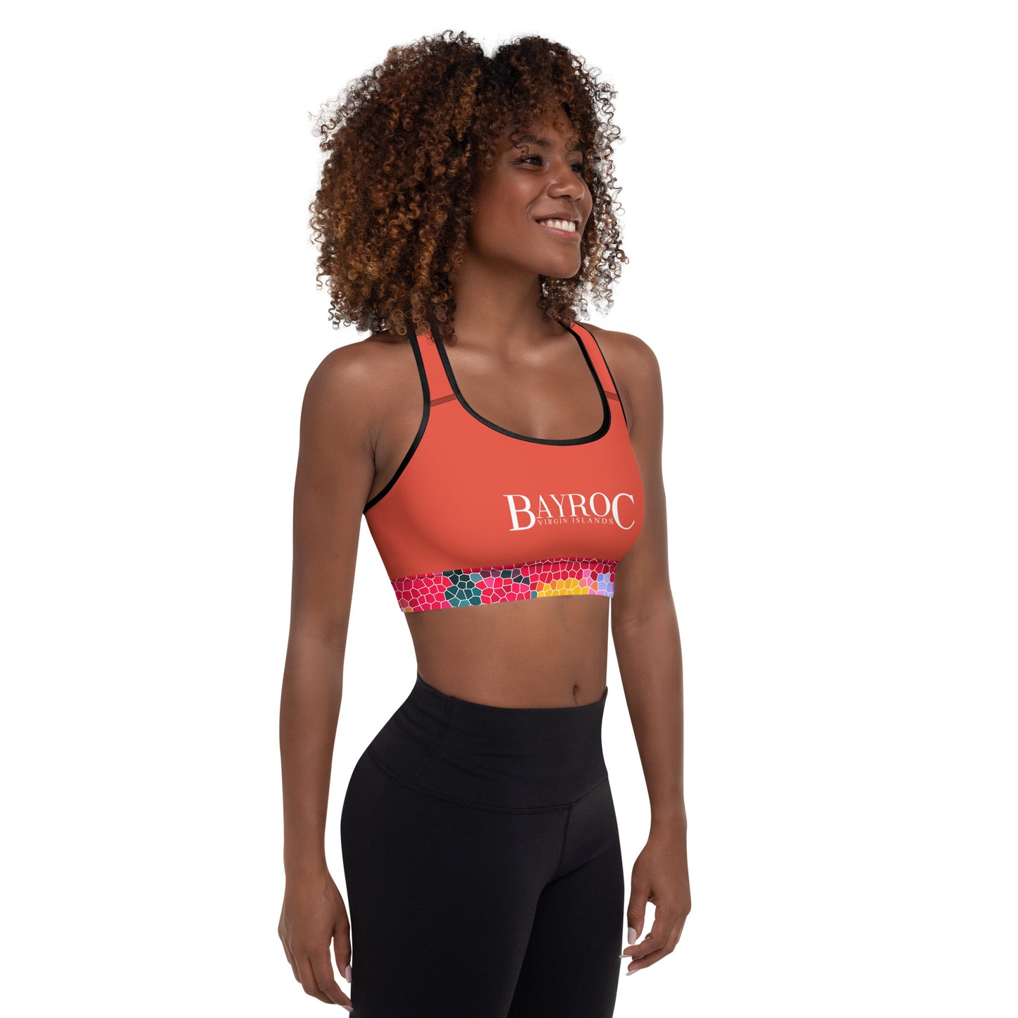 Gaudi Red Padded Sports Bra