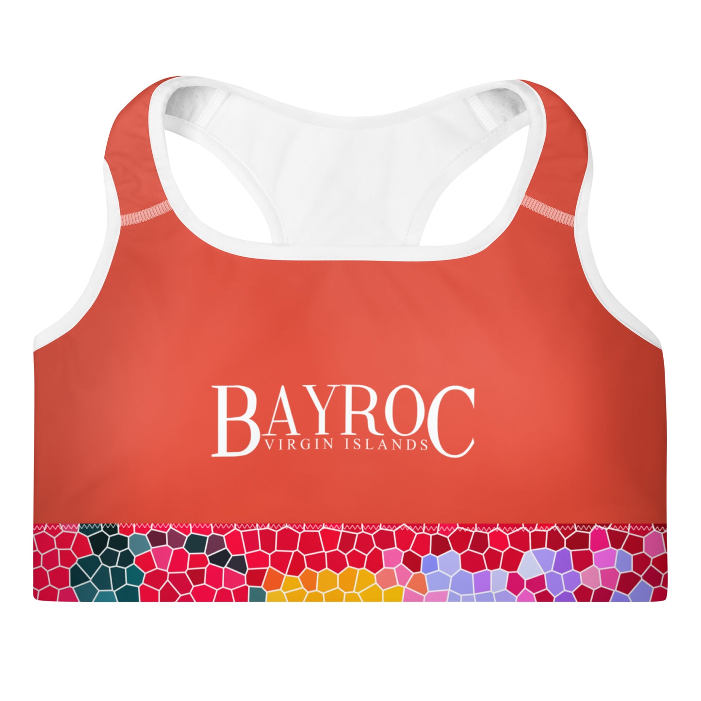 Gaudi Red Padded Sports Bra