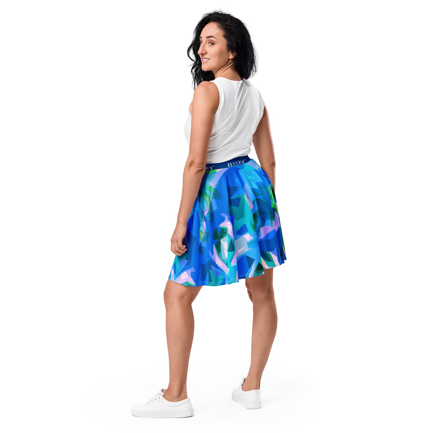 Sea Blue Skater Skirt