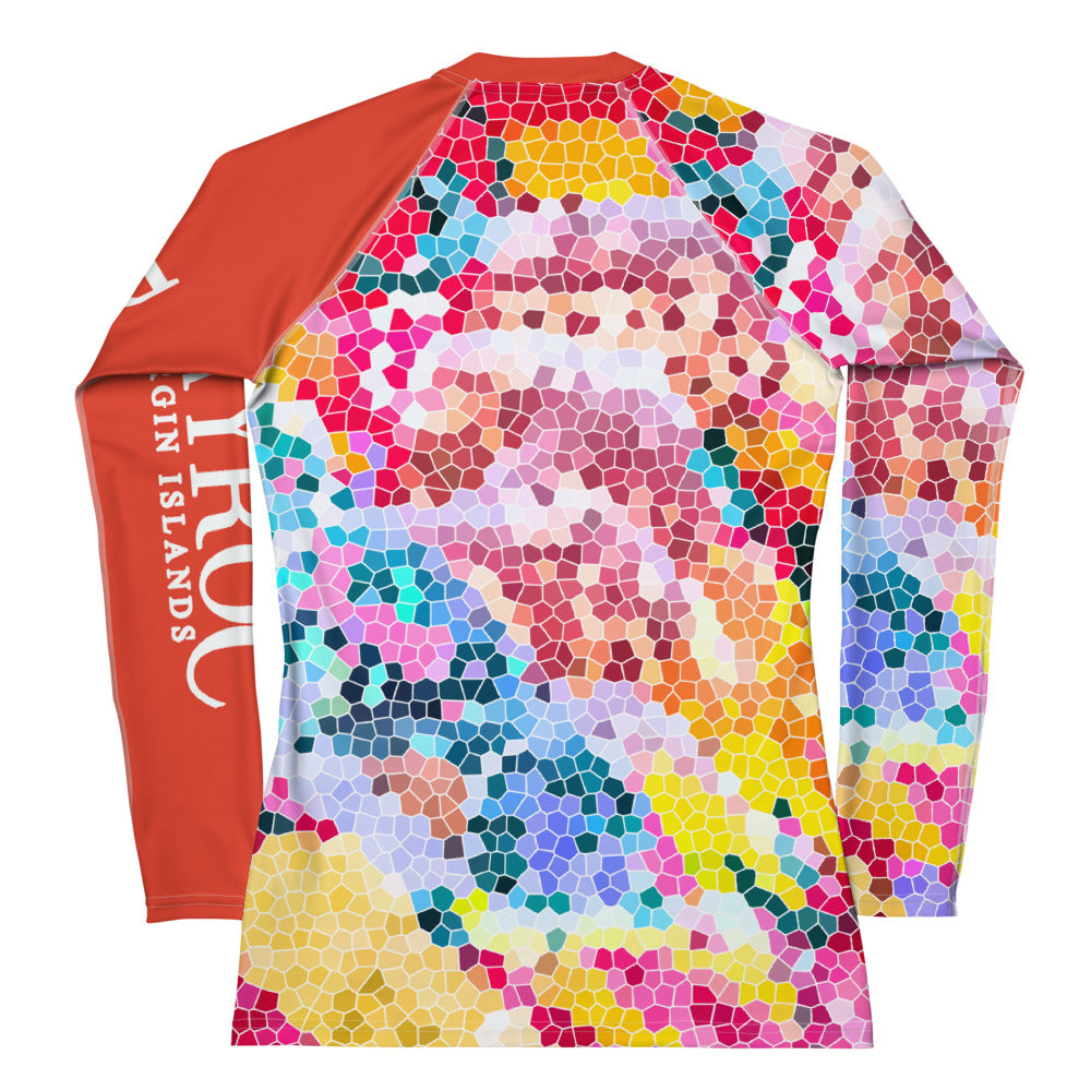 Women's Gaudi Red Rash Guard