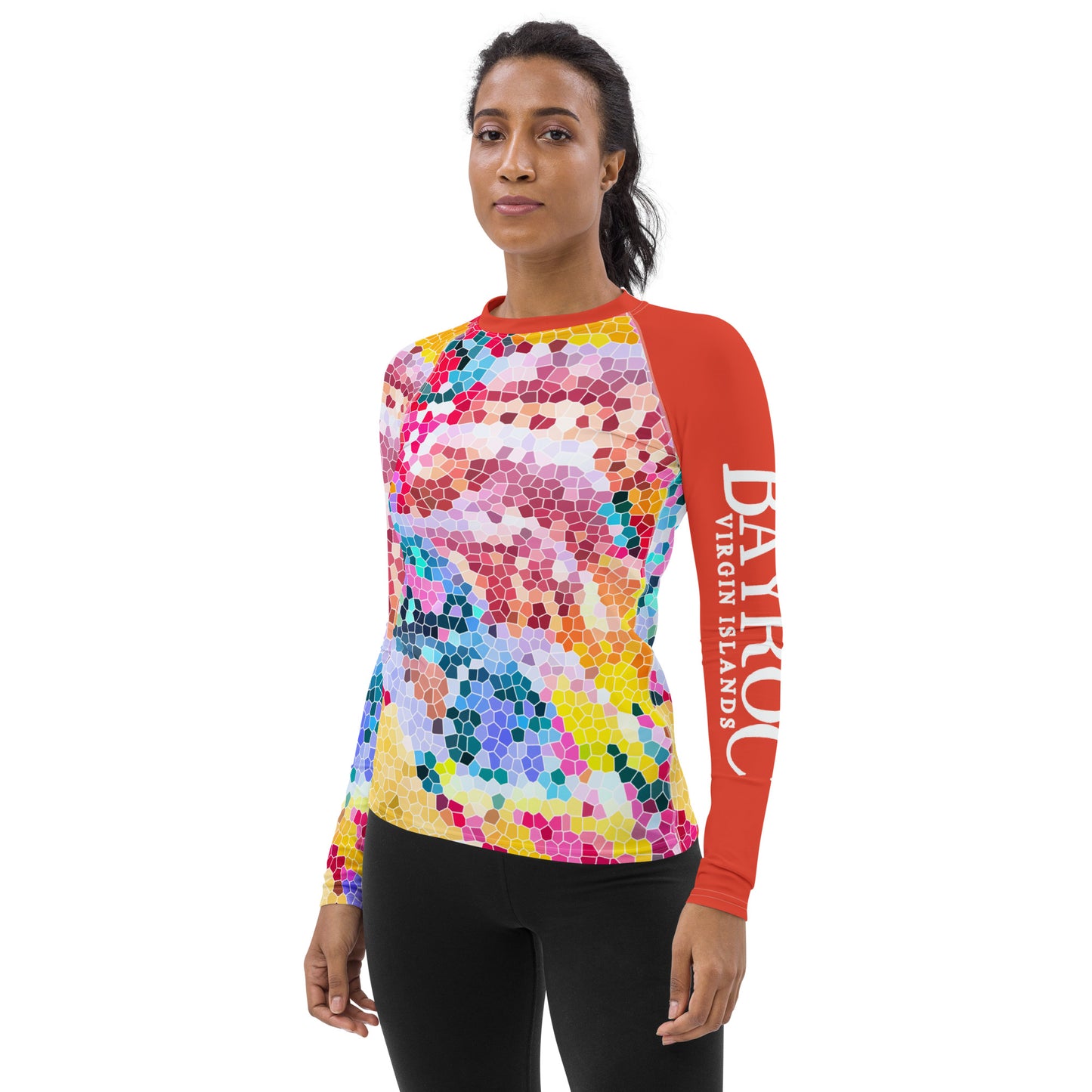 Women's Gaudi Red Rash Guard